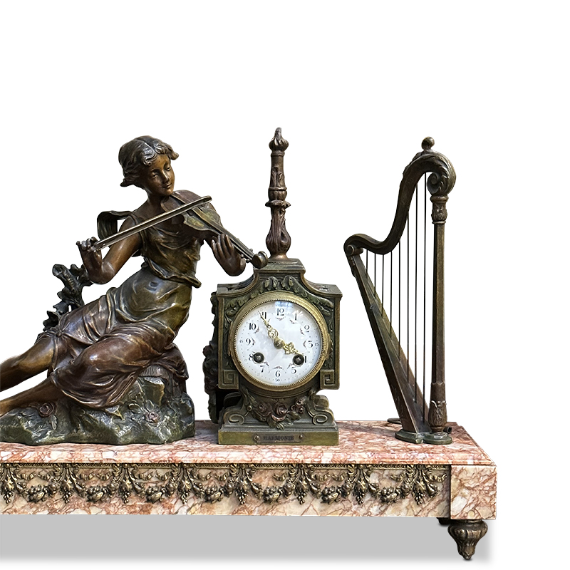 French garniture clock c.1890