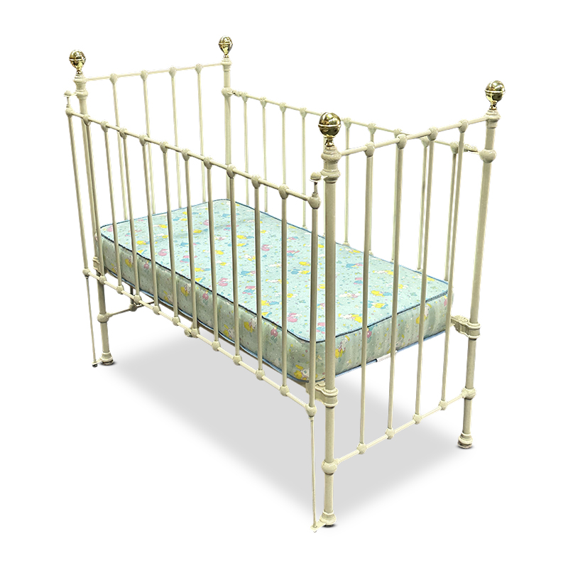 wrought iron cot c.1880
